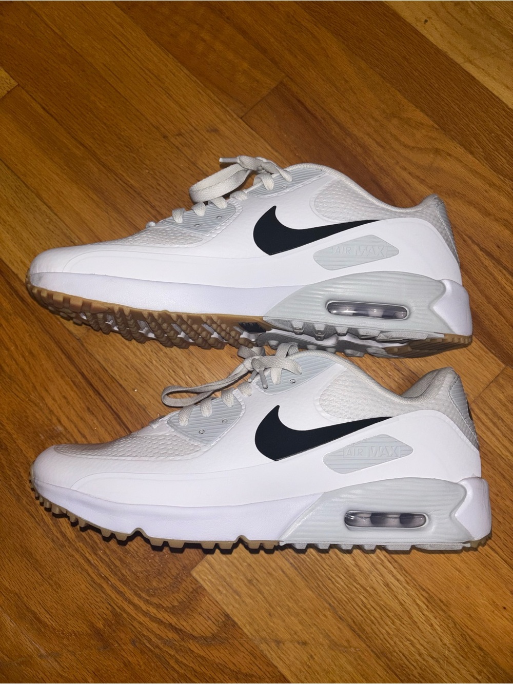 Nike Air Max 90 Golf shoes.